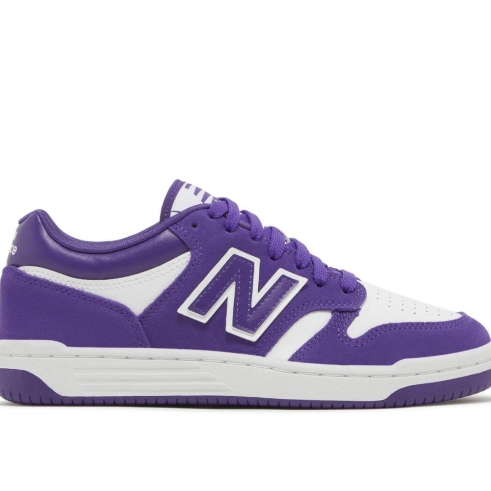 NEW BALANCE 480 BIG KID 'PRISM PURPLE WHITE' Athletic Sneaker